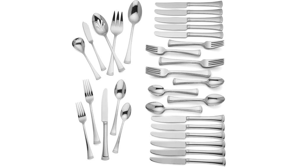 lenox portola 65 piece flatware