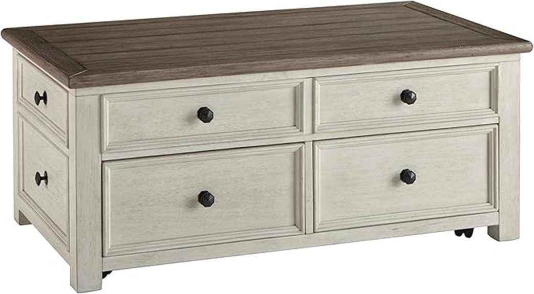 lift top storage coffee table