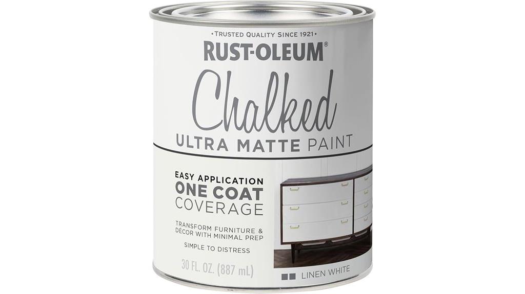linen white chalked paint