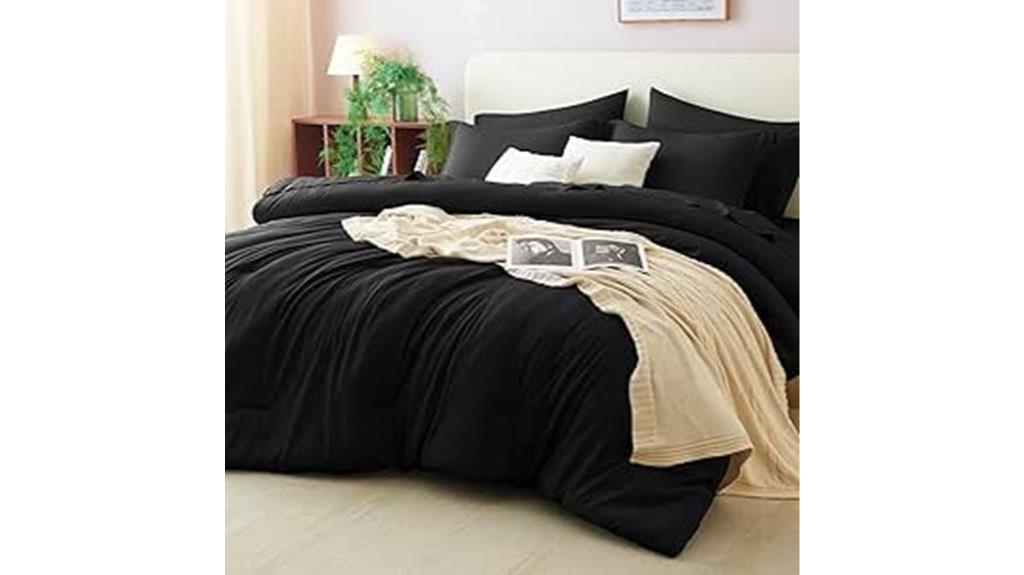 luxurious seven piece bedding