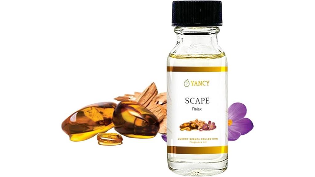 luxury fragrance oil sample