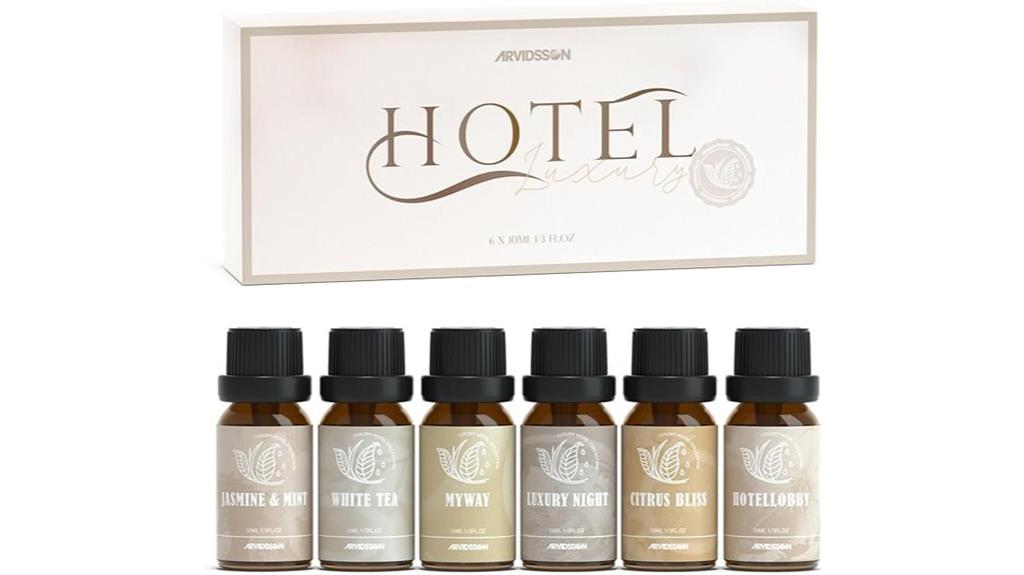 luxury hotel scent set