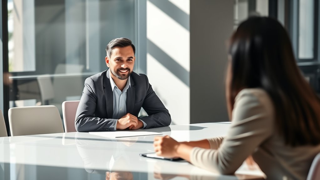 maintain engaged open body language