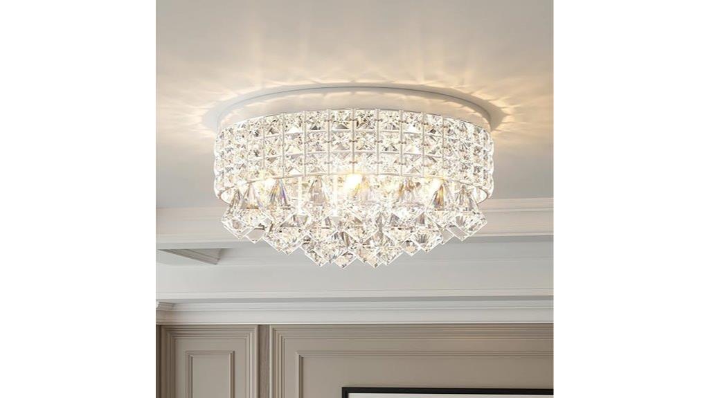 maxax 4 light crystal chandelier