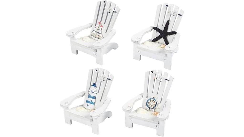 mini nautical bathroom chairs
