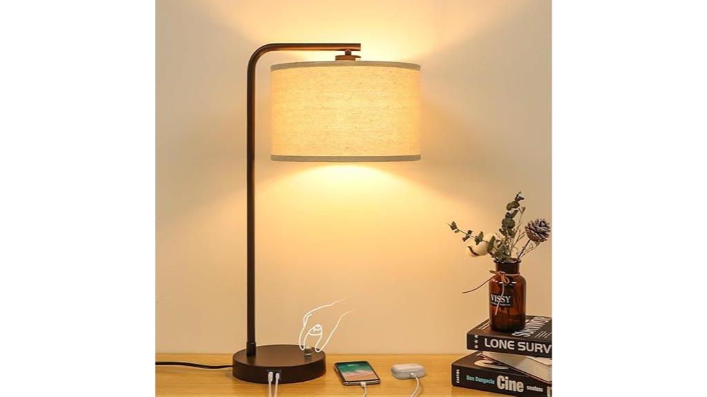 modern stepless dimmable lamp