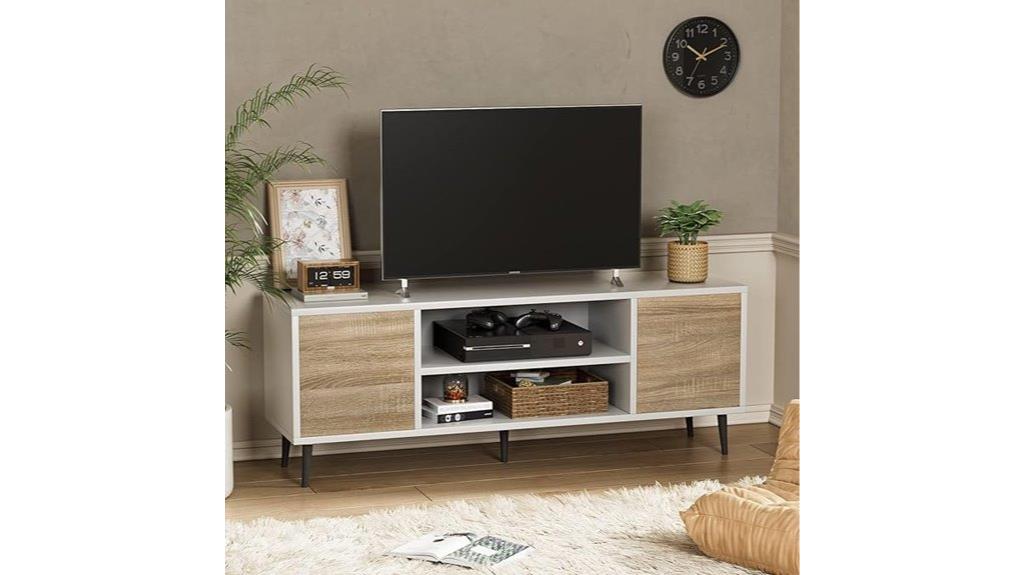 modern tv stand with storage