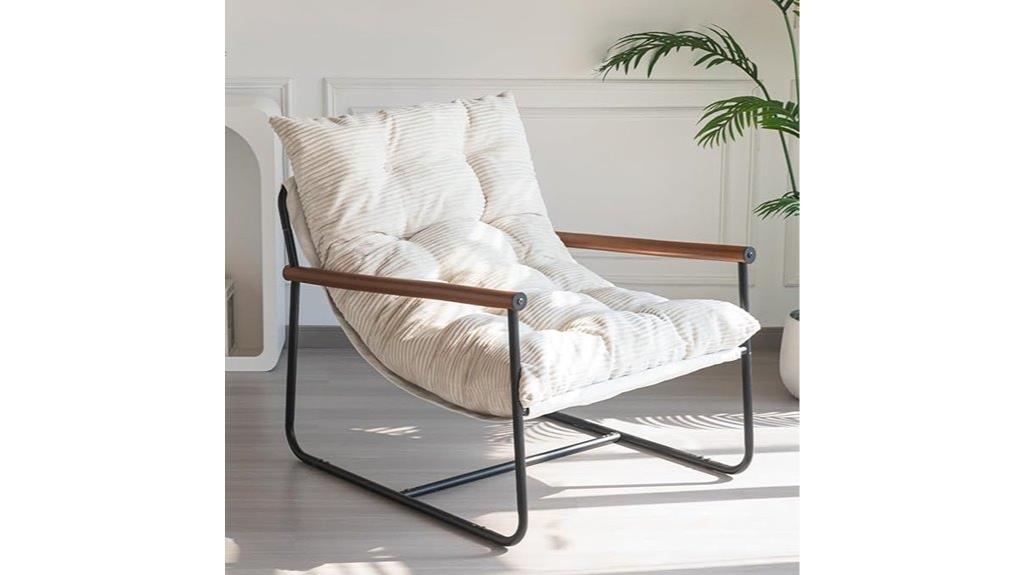 modern upholstered accent chair