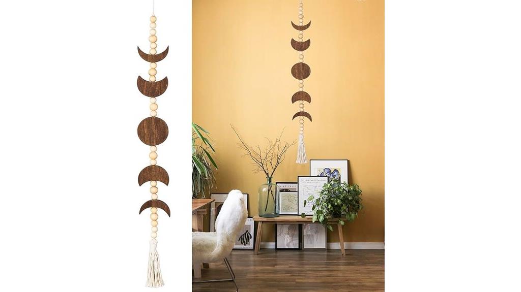moon tassel wall decor