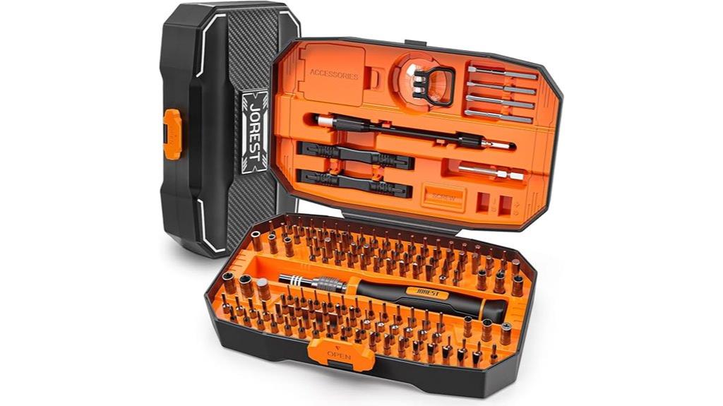 multiple screwdriver bits included