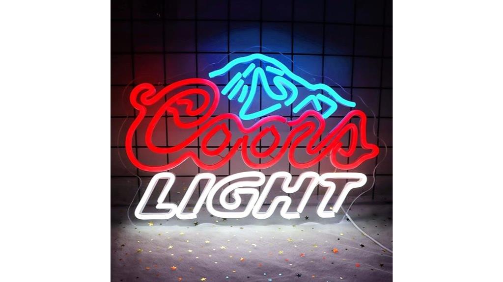 neon lamp wall decor