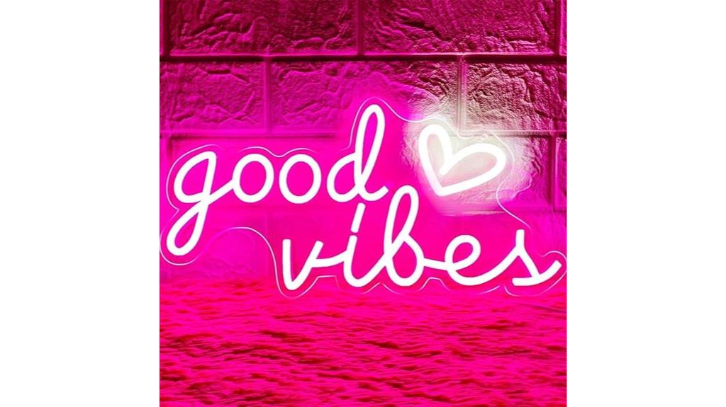 neon wall decor sign