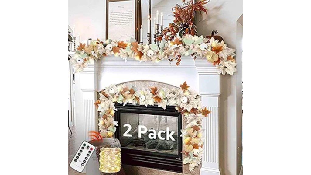 neutral fall garland pack