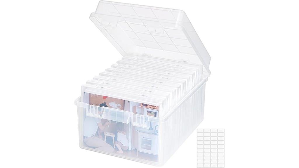 nine piece photo storage set