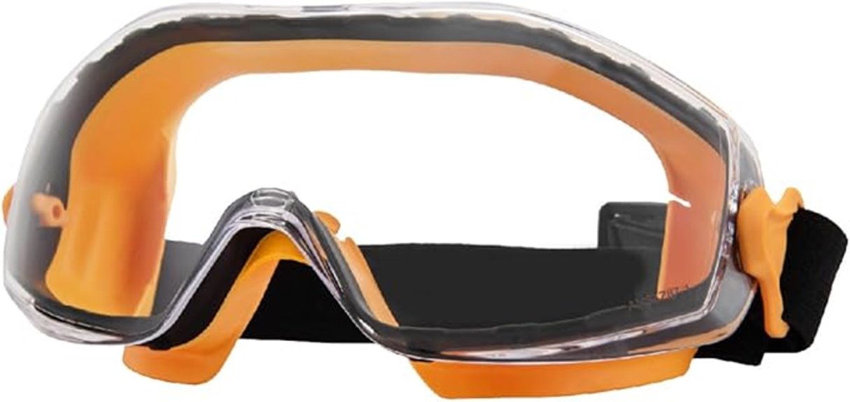 over glasses protective goggles