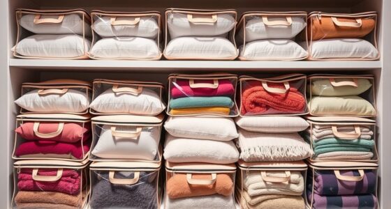 pillow blanket storage solutions
