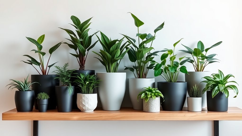 planter size material style