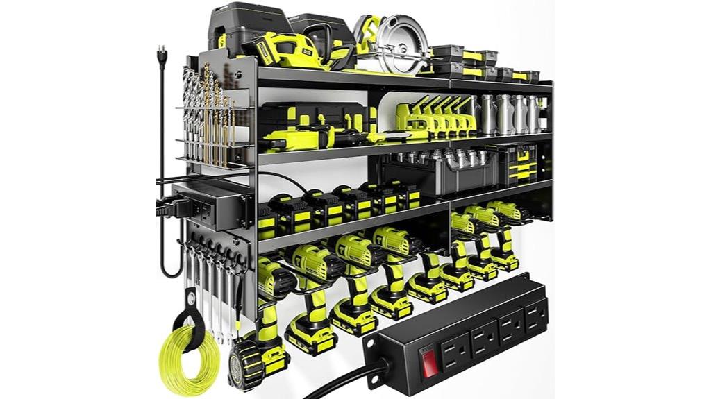 power tool storage wall mount