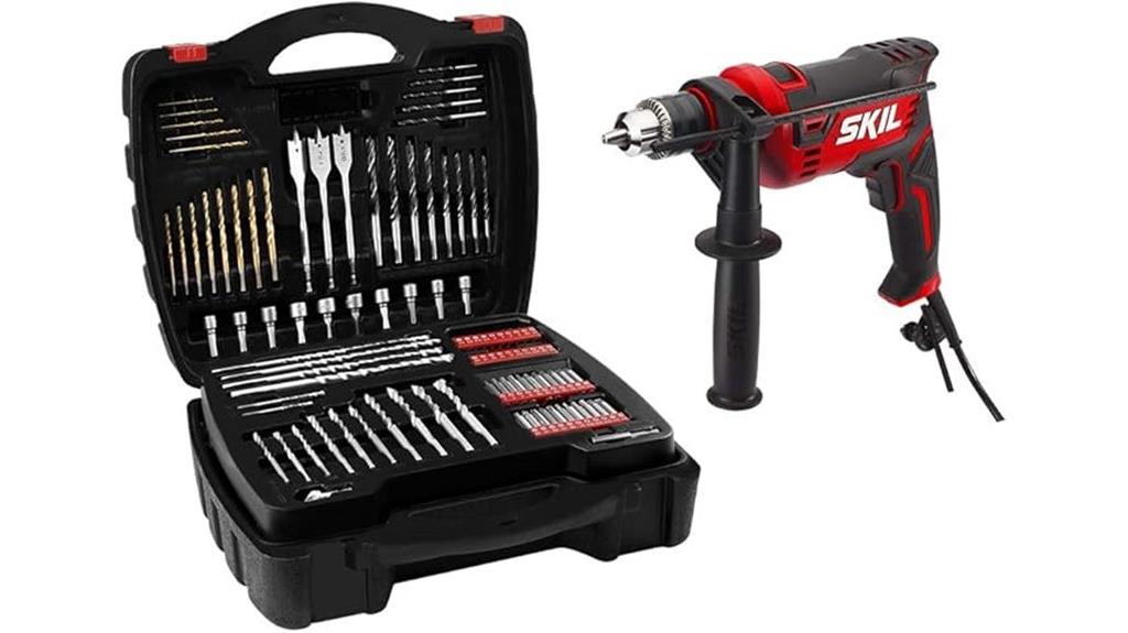 powerful corded drill set