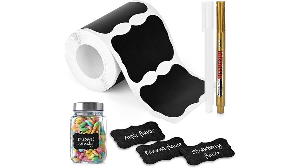 premium chalkboard label set