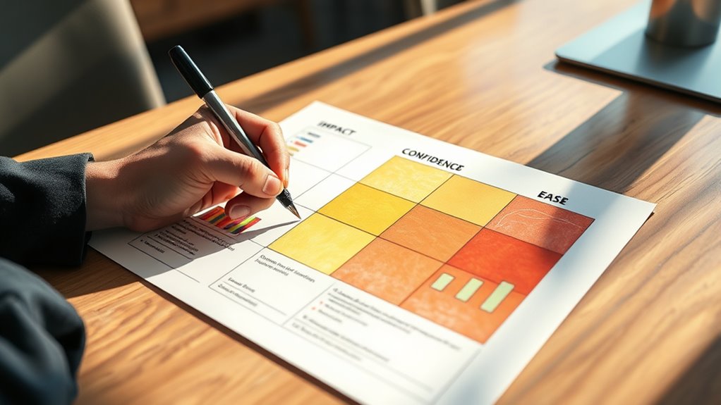 prioritize projects with ice