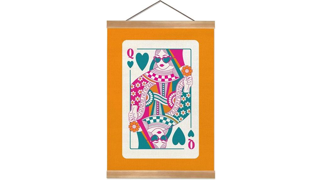 queen of hearts wall art
