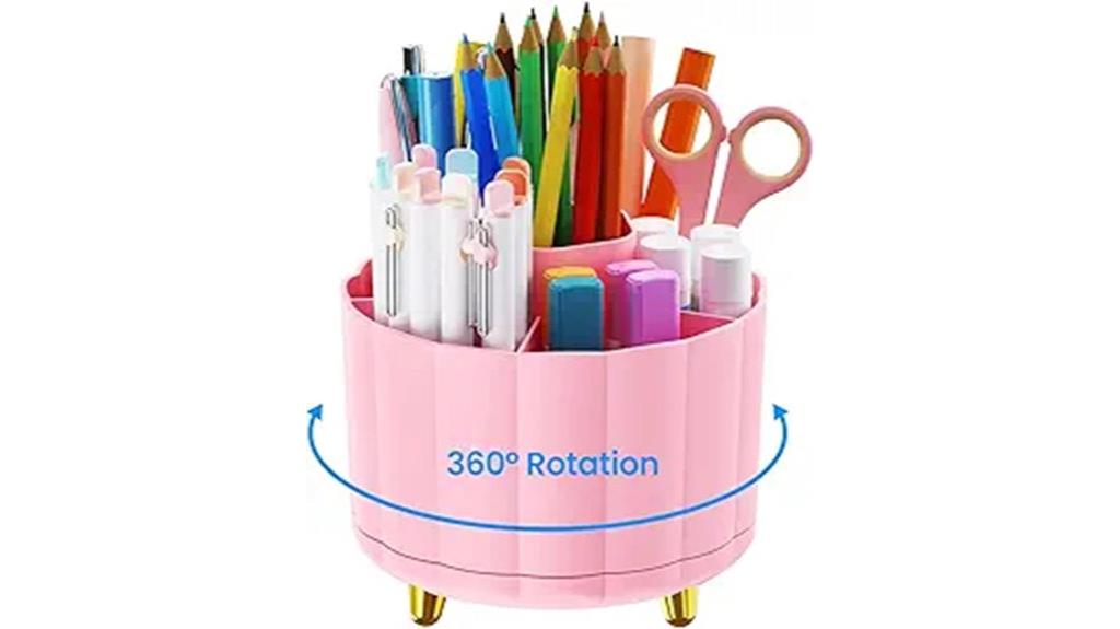rotating desk organizer