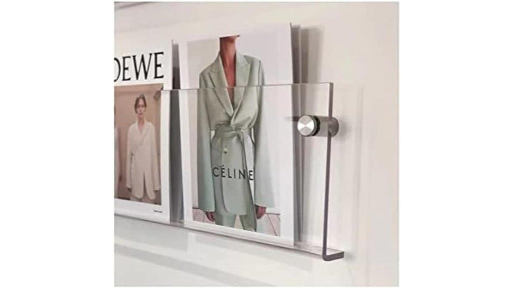 royal acrylic magazine holders