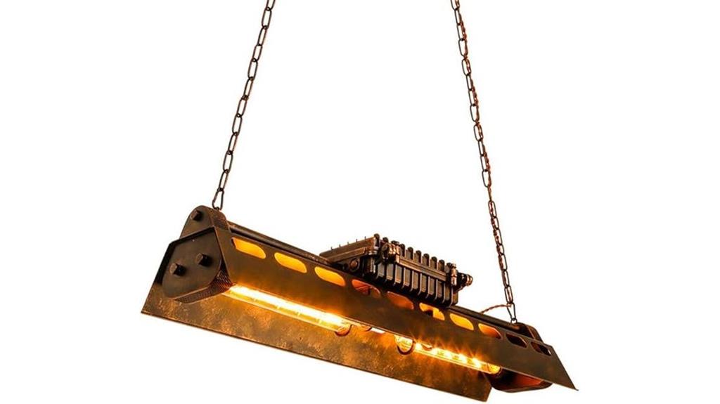 rustic farmhouse 4 light pendant