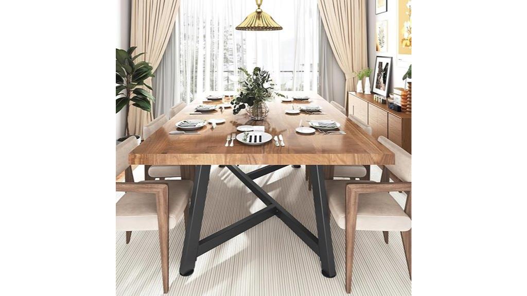 rustic farmhouse dining table