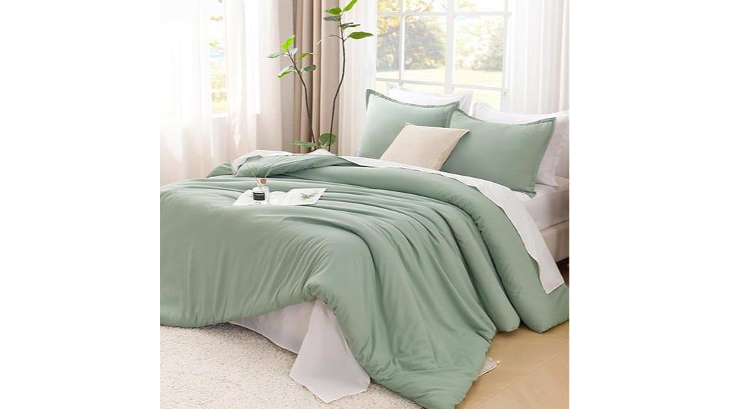 sage green comforter set