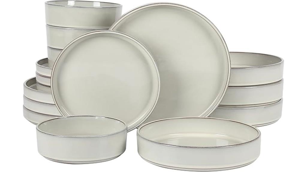 santorini mist dinnerware set