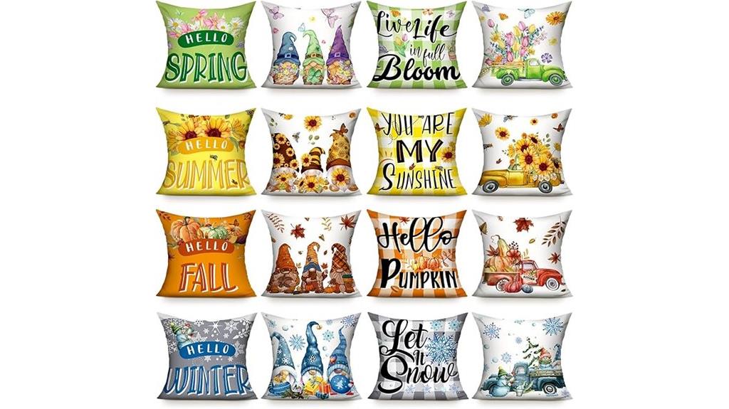 seasonal 18x18 pillow covers