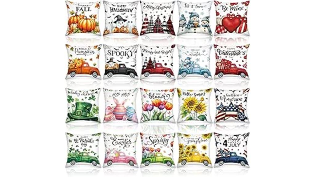 seasonal 20x20 pillow covers