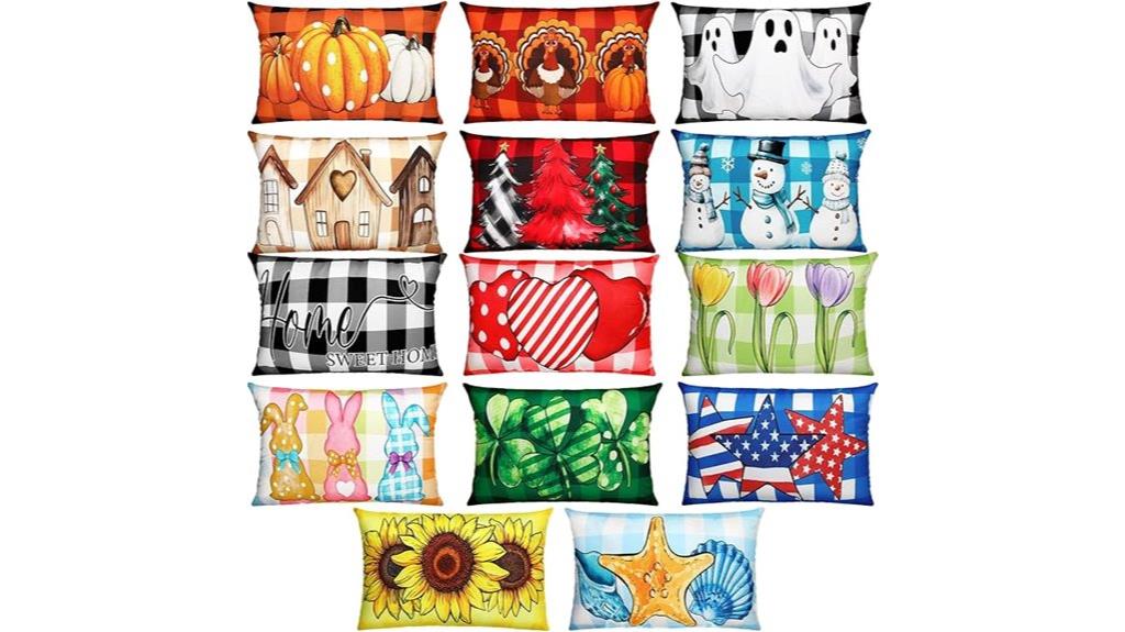 seasonal holiday pillow covers