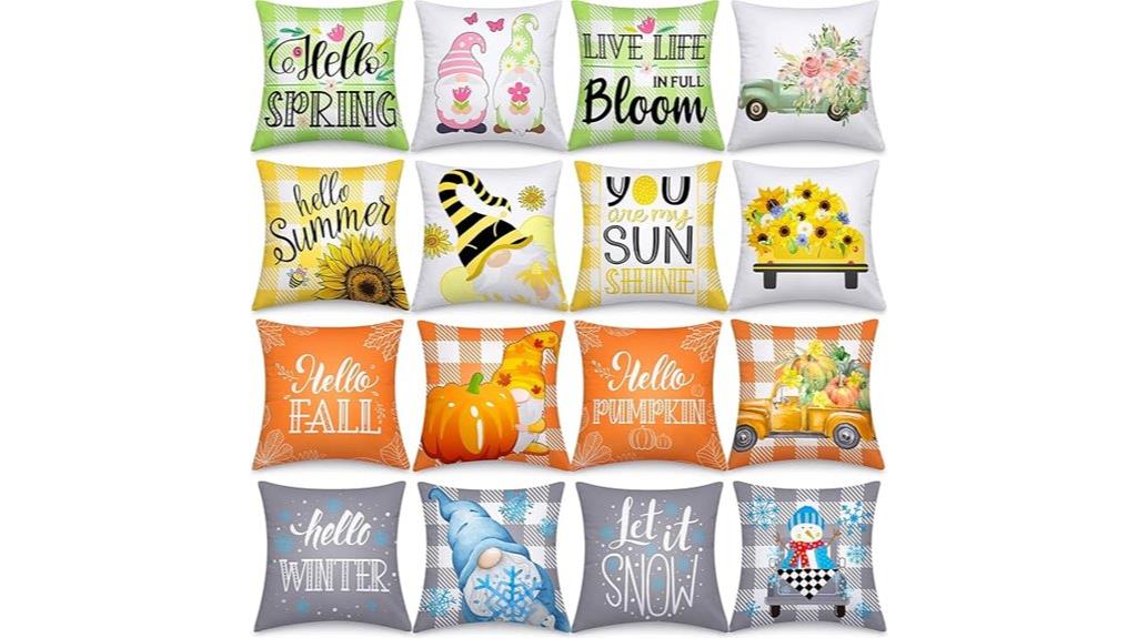 seasonal pillow cover set