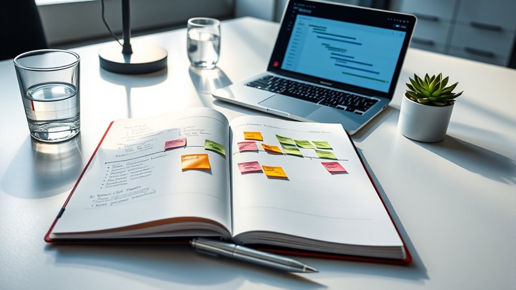 set deadlines and milestones