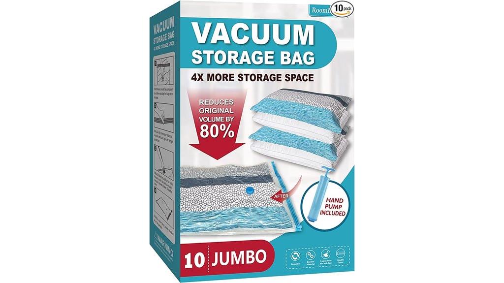 set of jumbo vacuum bags