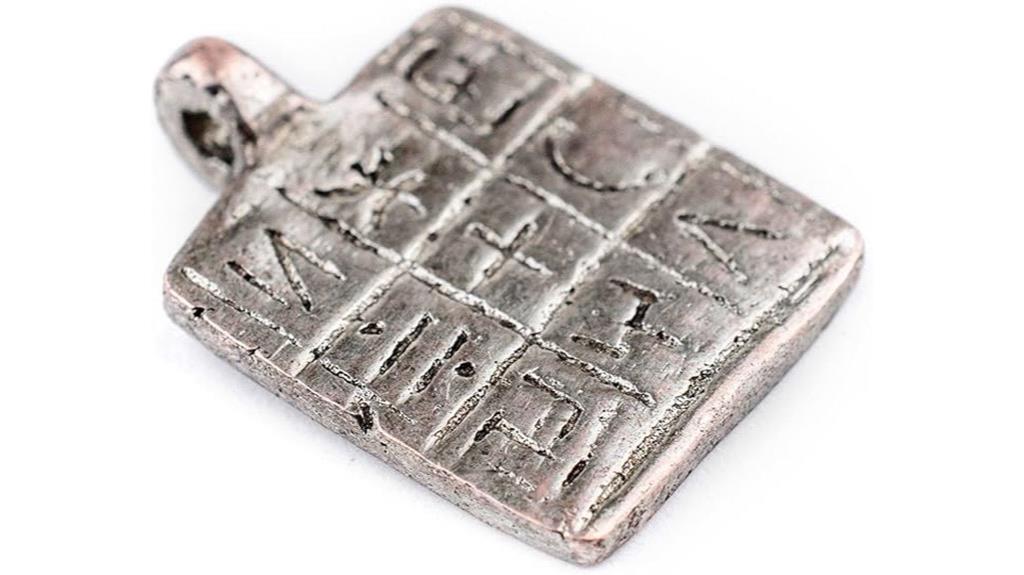 silver tuareg pendant