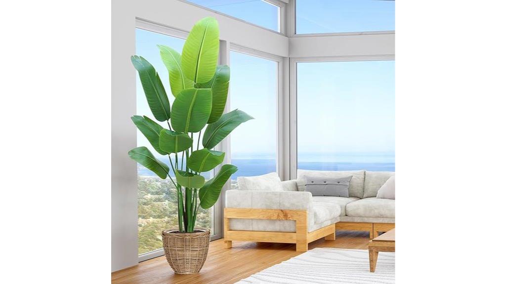 six foot artificial bird of paradise