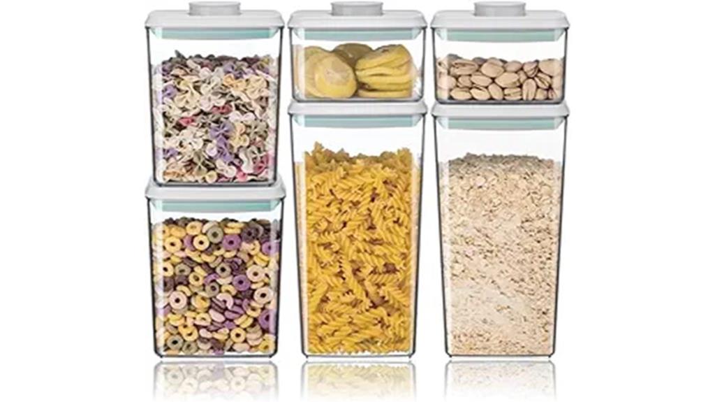six piece airtight storage set