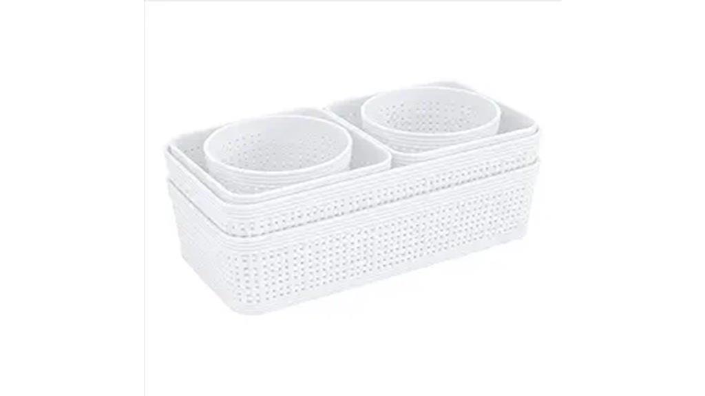 six piece storage organizer