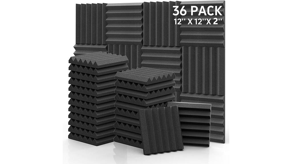 soundproof foam panels pack