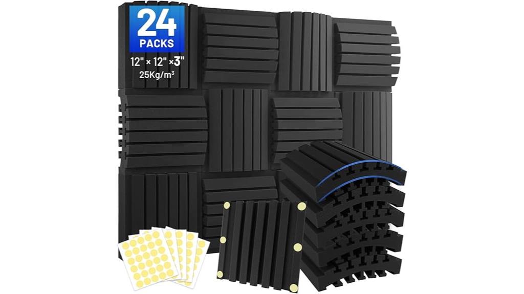 soundproofing foam panels pack