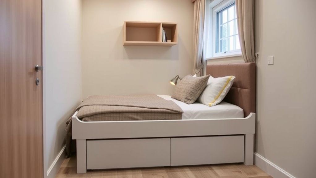 space saving small bedroom beds