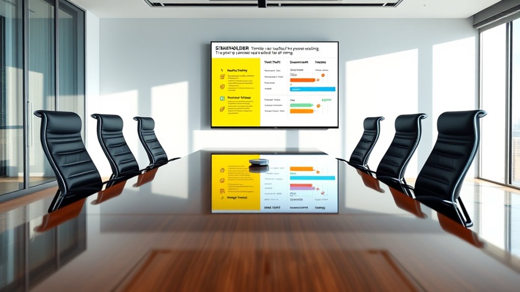 stakeholder update timing