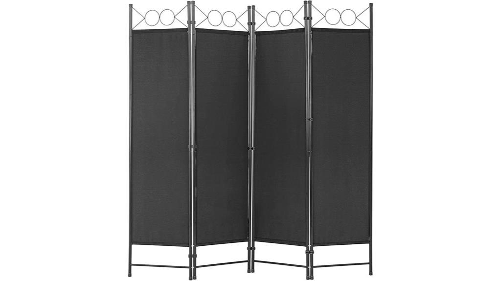 steel frame room divider
