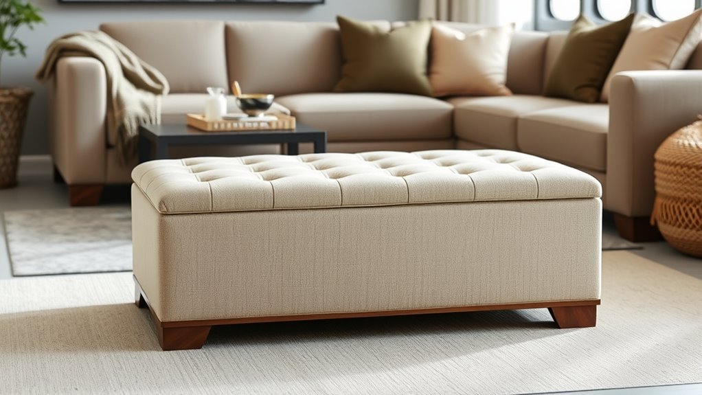 storage ottoman size style