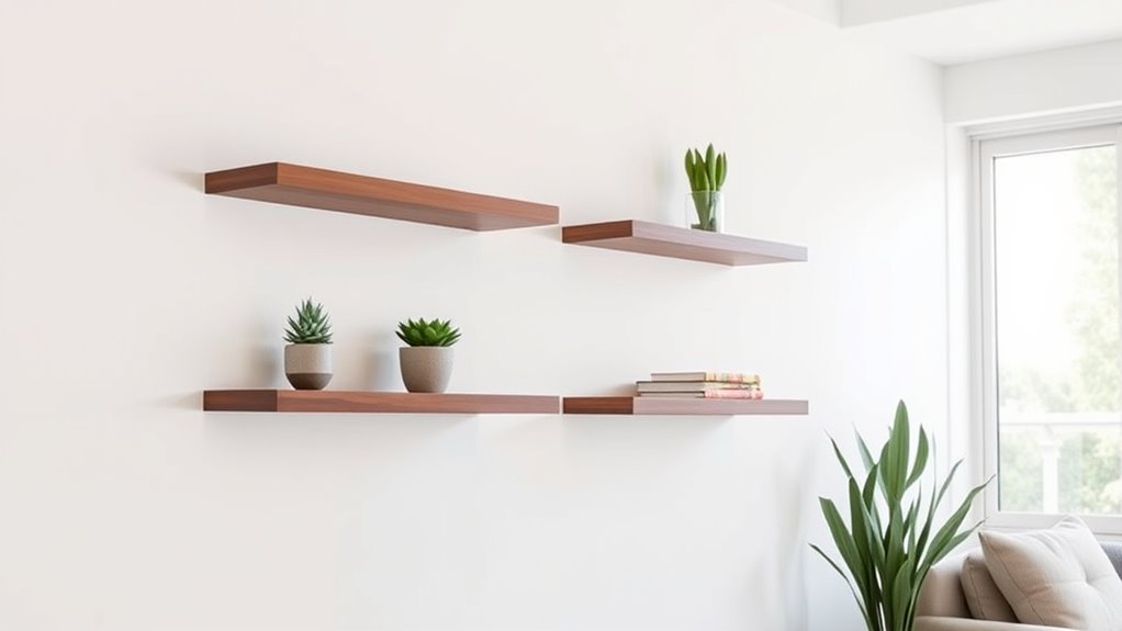 stylish floating shelves collection