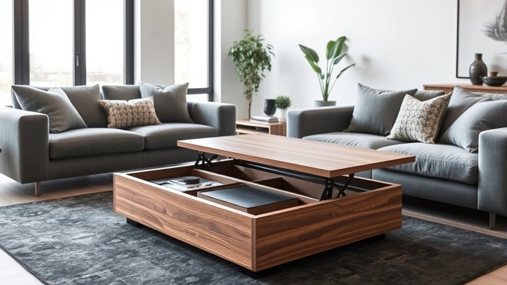 stylish lift storage coffee tables